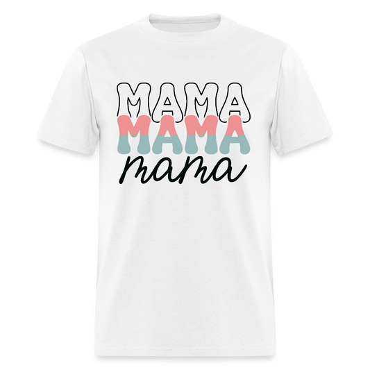 Aesthetic Mama Graphic Tee For Moms T-shirt - white