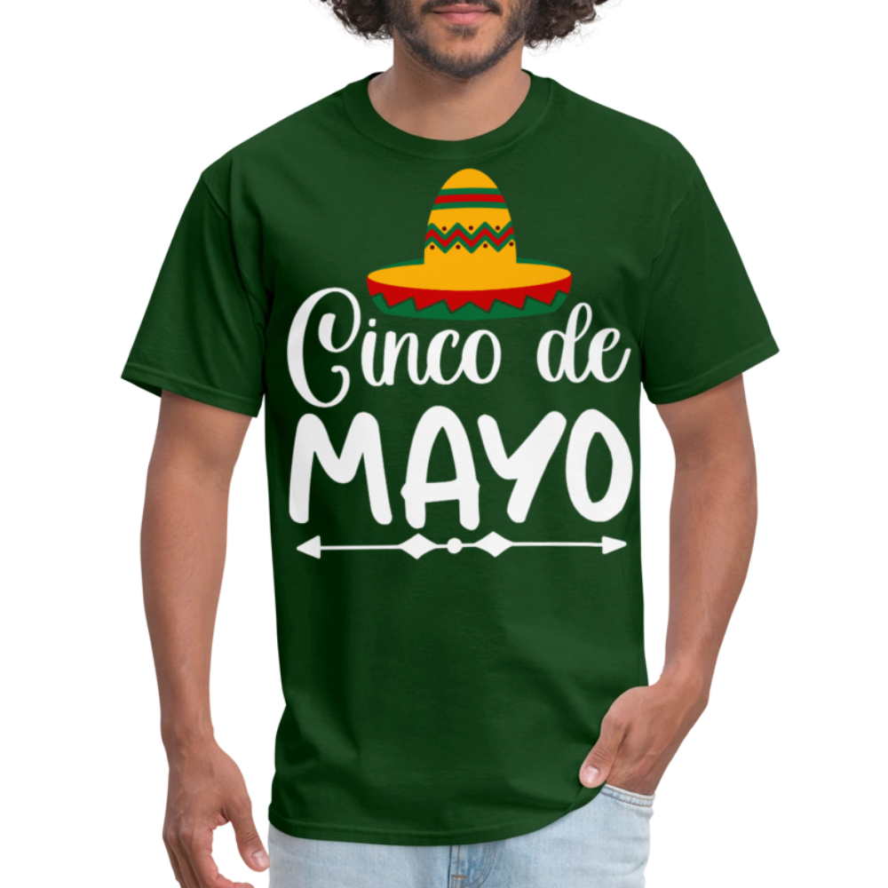 Cinco de Mayo Party Tees for Men and Women T-shirt - forest green