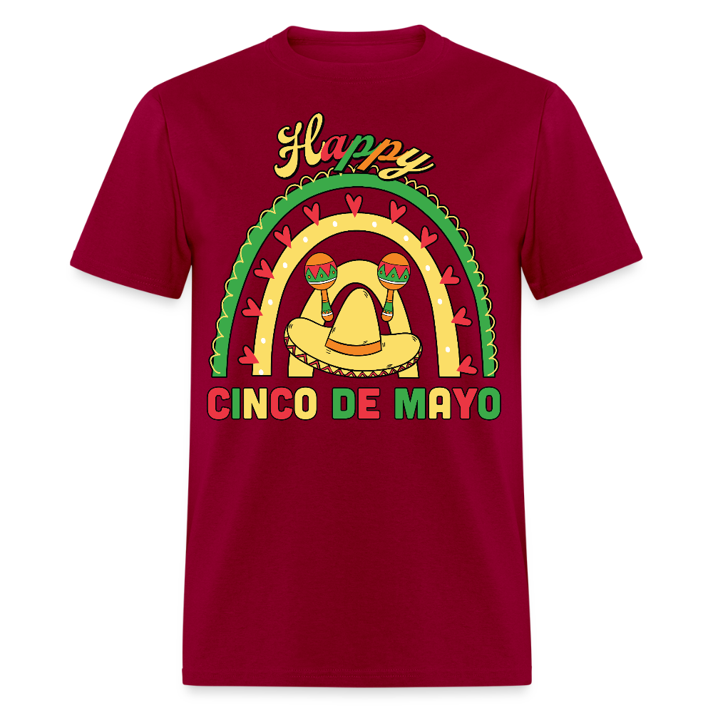 Funny Mexican Party Shirt For Cinco De Mayo Mexican Fiesta T-shirt - dark red