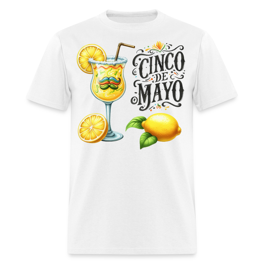 Funny Mexican Drink-themed Fiesta Tee Cinco De Mayo Party T-shirt - white