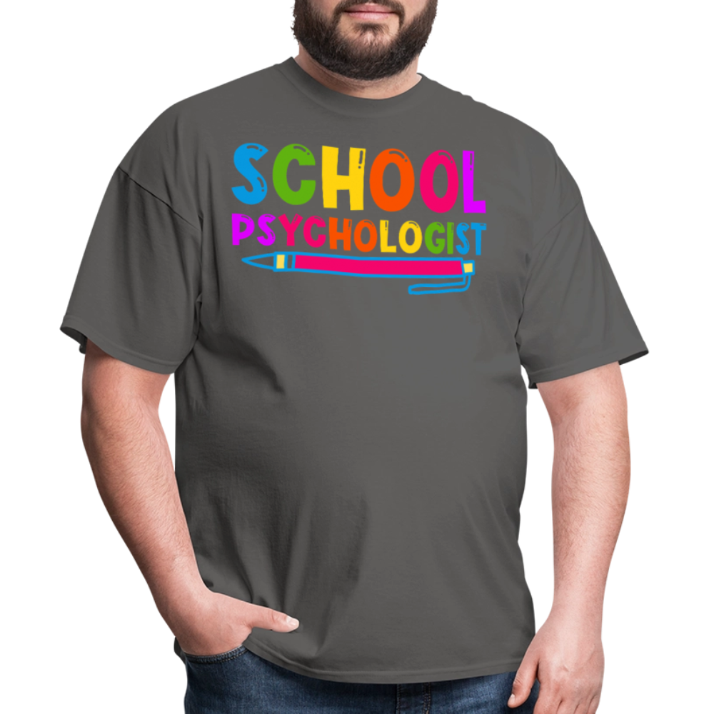 Best Gifts For School Psychologists Mental Health Unisex T-Shirt - charcoal