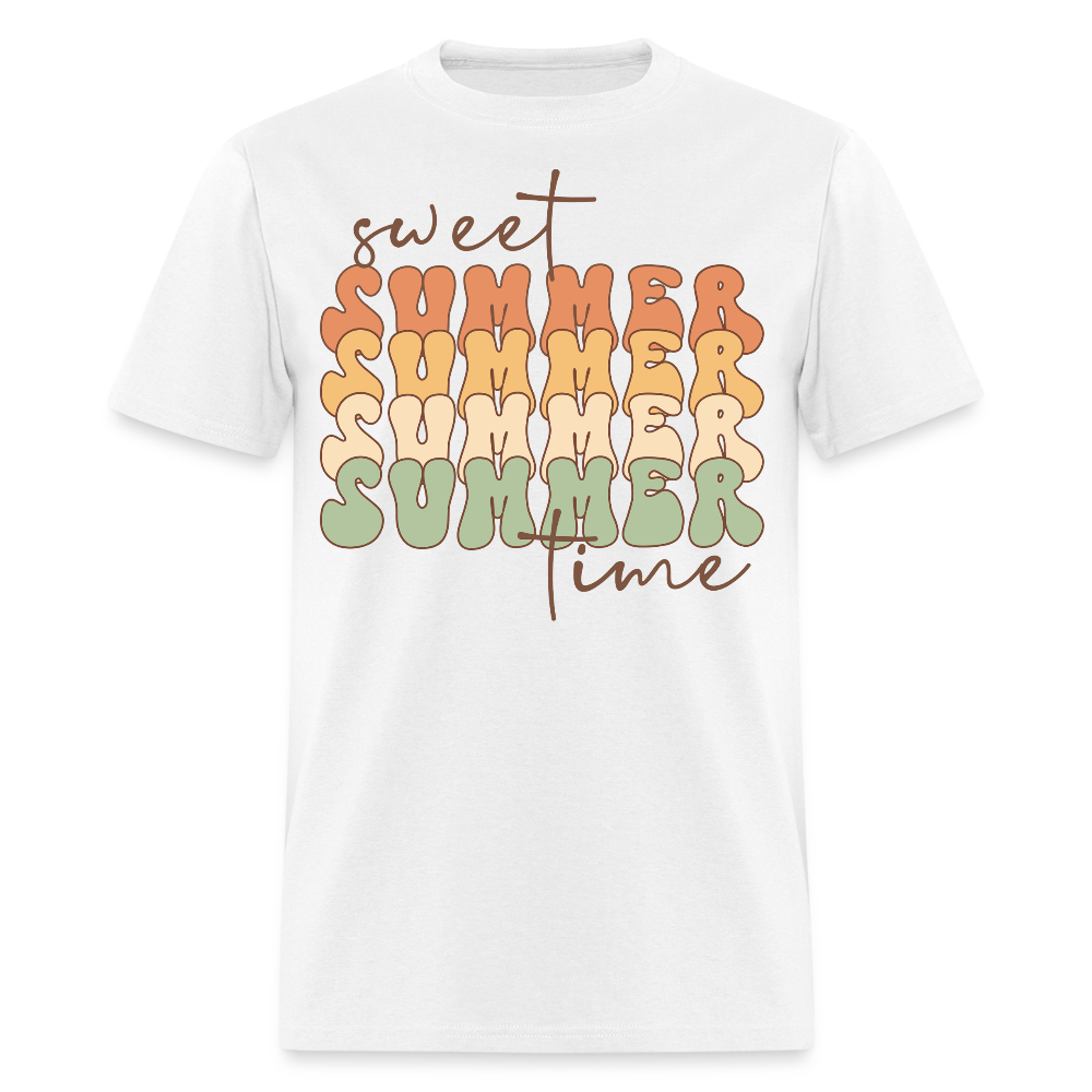 Vintage Sweet Summertime T-shirt - white