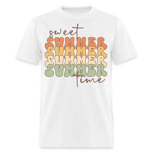 Vintage Sweet Summertime T-shirt - white