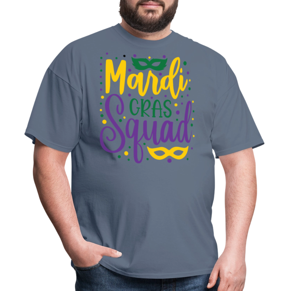 Mardi Gras Squad Matching Shirts Louisiana Carnival Party T-shirt - denim