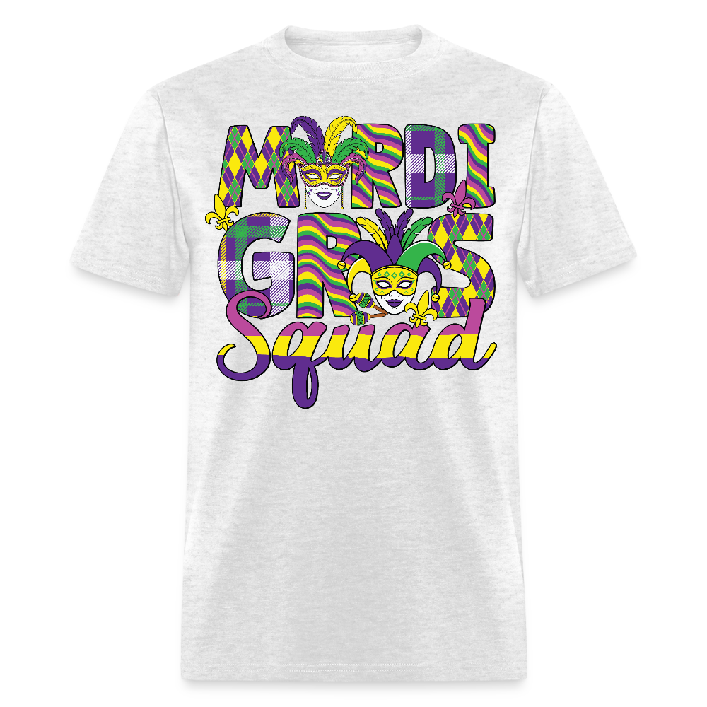 Funny And Festive Mardi Gras Party T-shirt - light heather gray