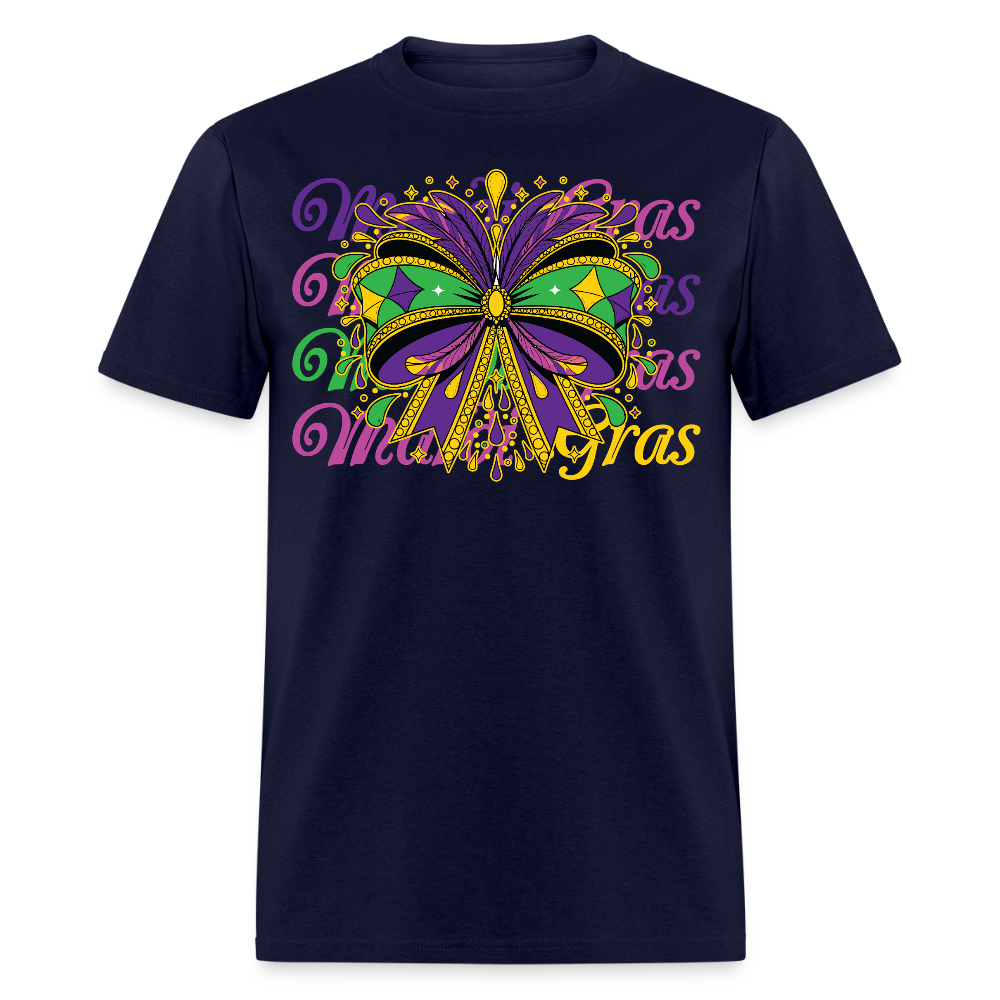 Stylish Mardi Gras Outfit For Parade Unisex T-shirt - navy