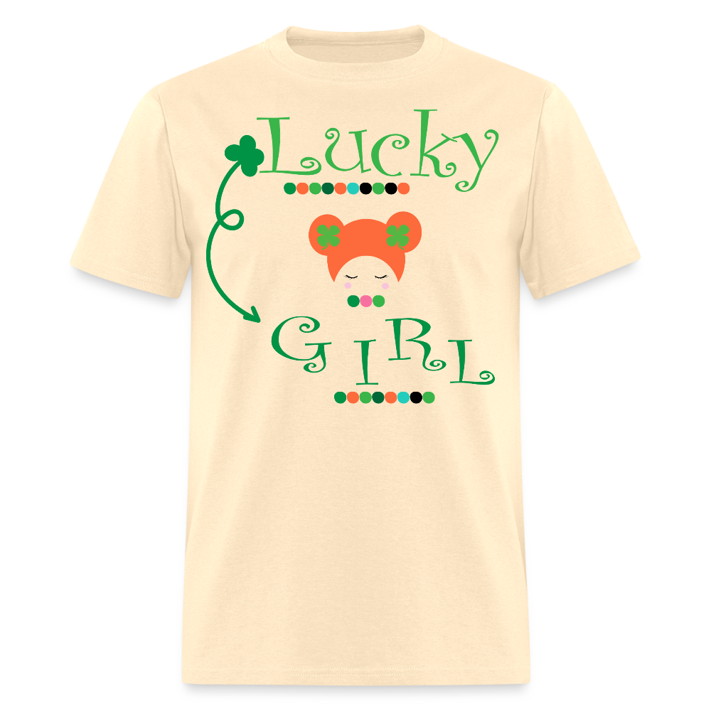 Lucky Girl St Patrick's Day Women T-shirt - natural