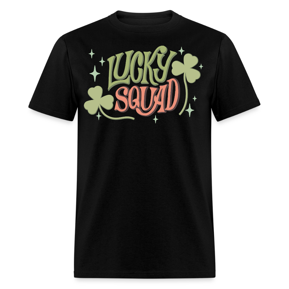 Lucky Squad St Patrick’s Day T-shirt - black