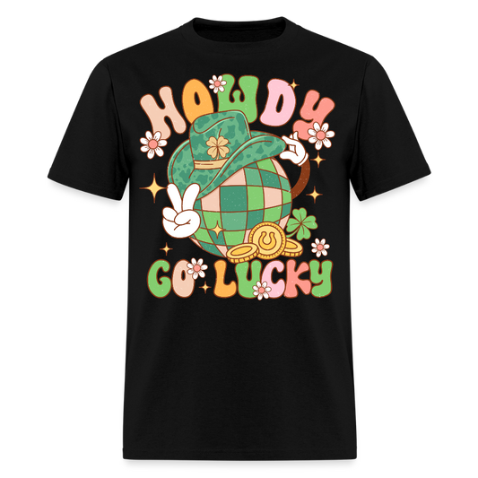Howdy Lucky Western Graphic T-shirt - black