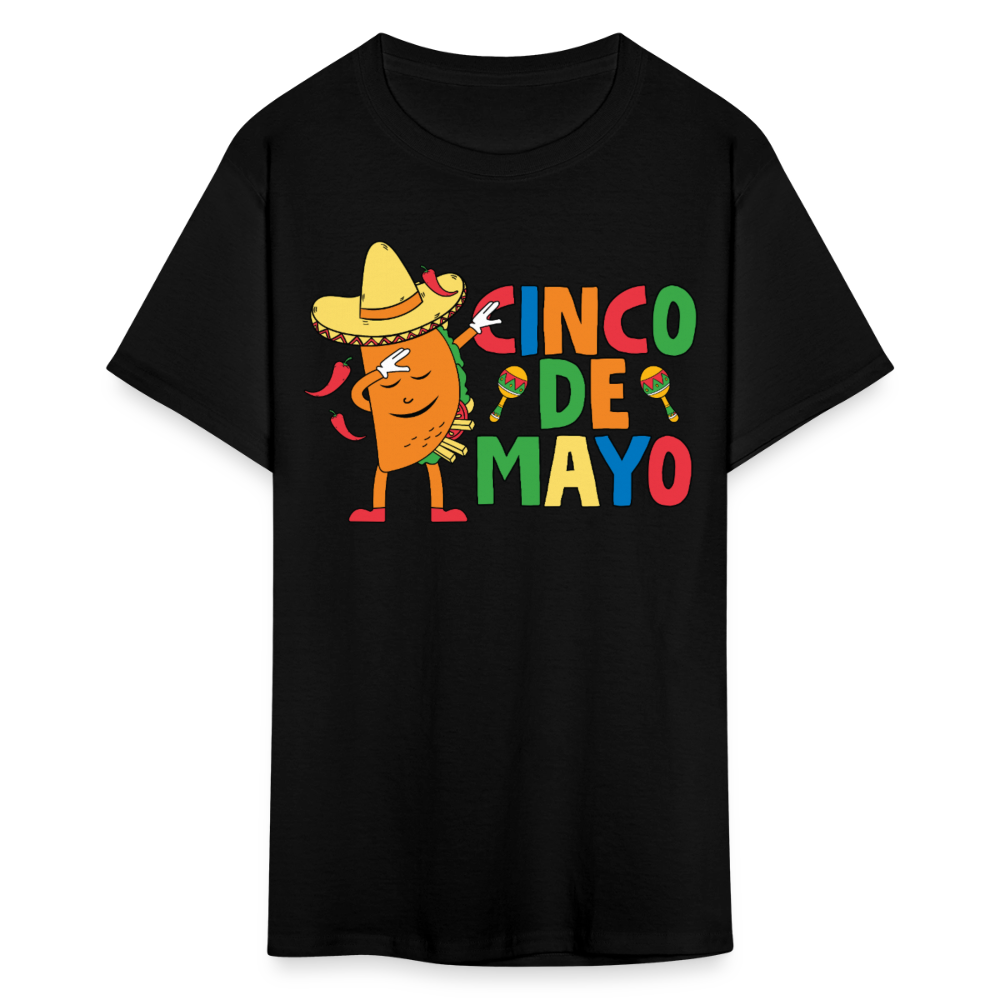 Funny Cinco de Mayo Taco Tee Mexican Fiesta Party T-Shirt - black