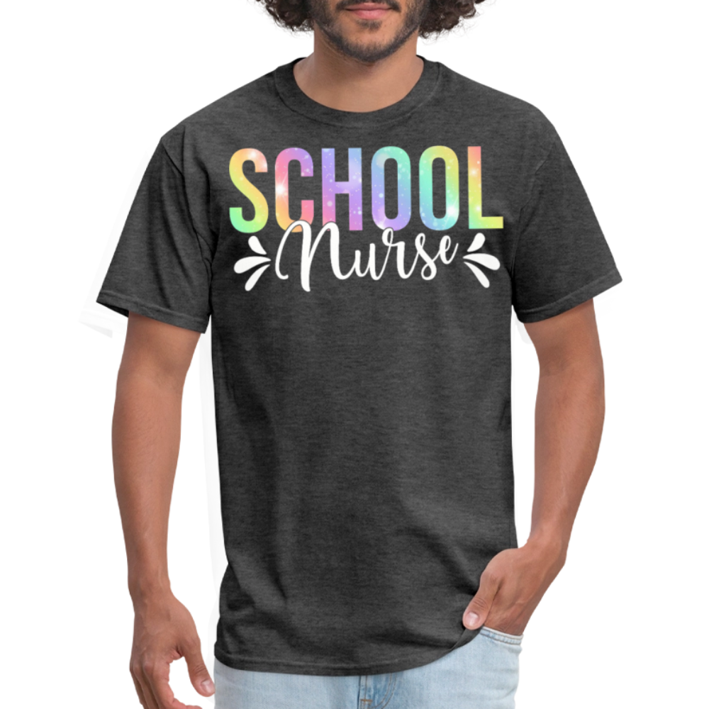 School Nurse Appreciation Gifts Back to School T-shirt - heather black