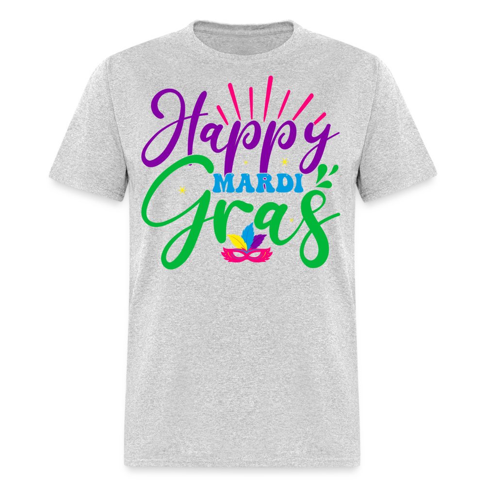 Happy Mardi Gras Party Unisex Classic T-shirt - heather gray