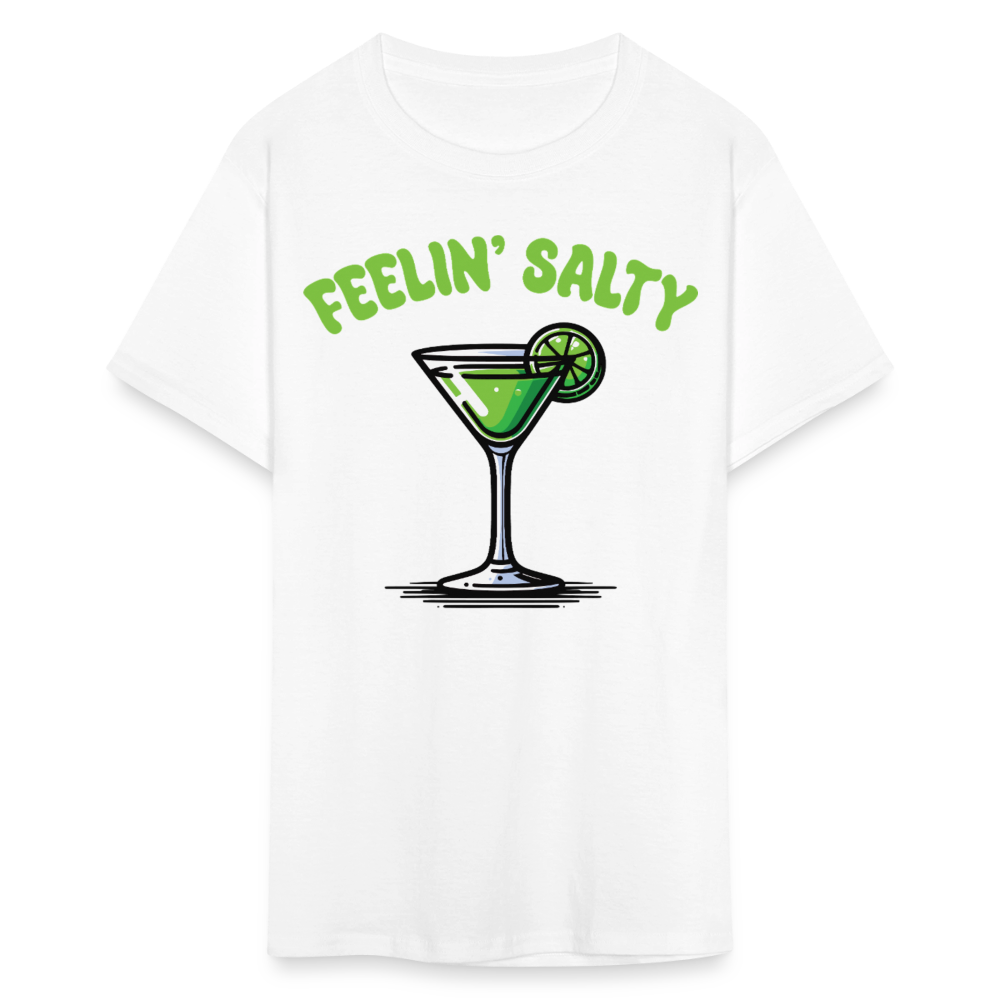 Feelin’ Salty Margarita Graphic Tee Mexican Fiesta Drinking T-shirt - white