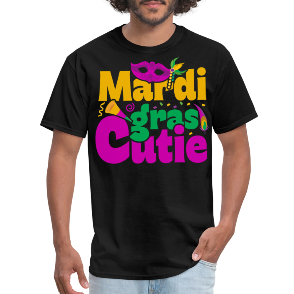 New Orleans Shirt Cute Mardi Gras Party T-shirt - black