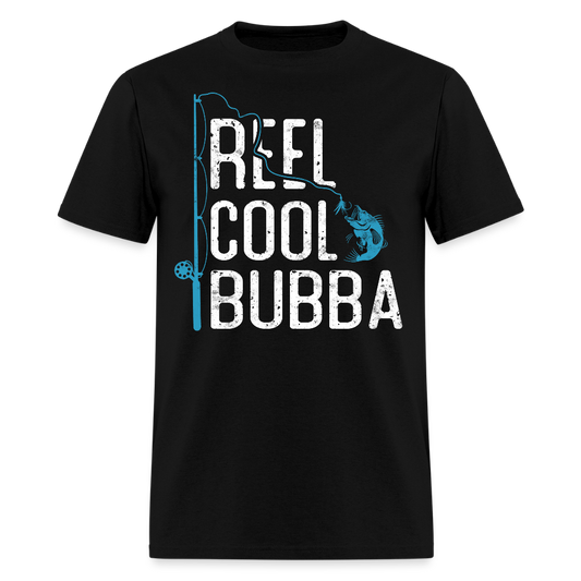 Reel Cool Bubba Funny Fishing Gift T-shirt - black