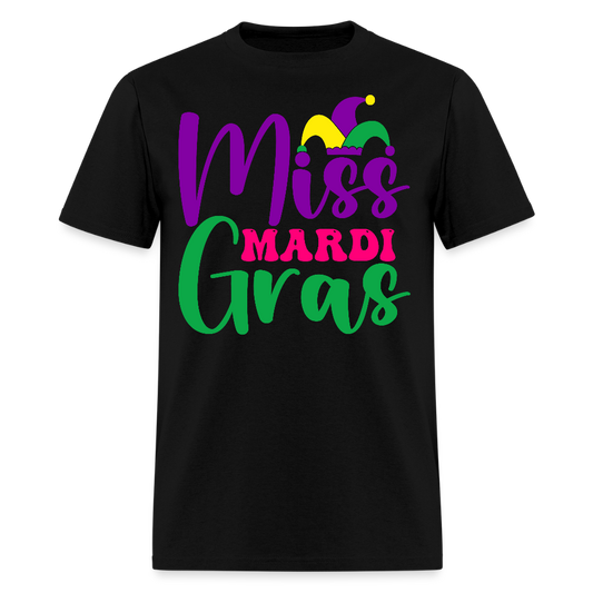 Miss Mardi Gras Shirt For Women New Orleans Classic T-Shirt - black