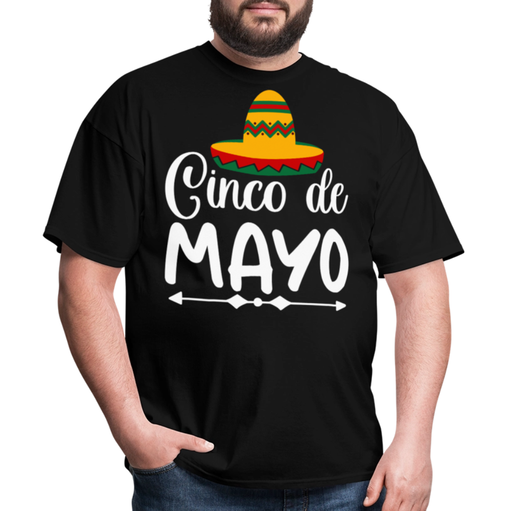 Cinco de Mayo Party Tees for Men and Women T-shirt - black