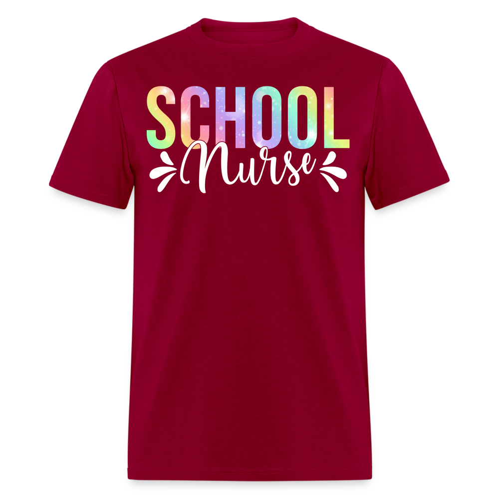 School Nurse Appreciation Gifts Back to School T-shirt - dark red