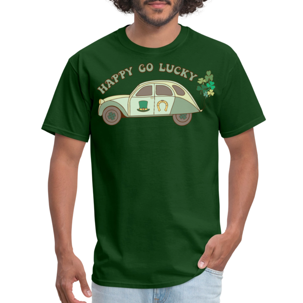 St Patrick’s Day lucky Car T-shirt - forest green