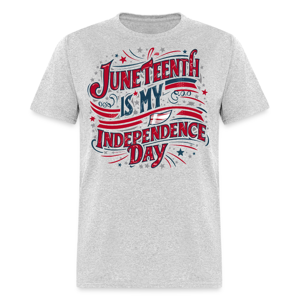 Juneteenth Independence Day Black Heritage T-shirt - heather gray
