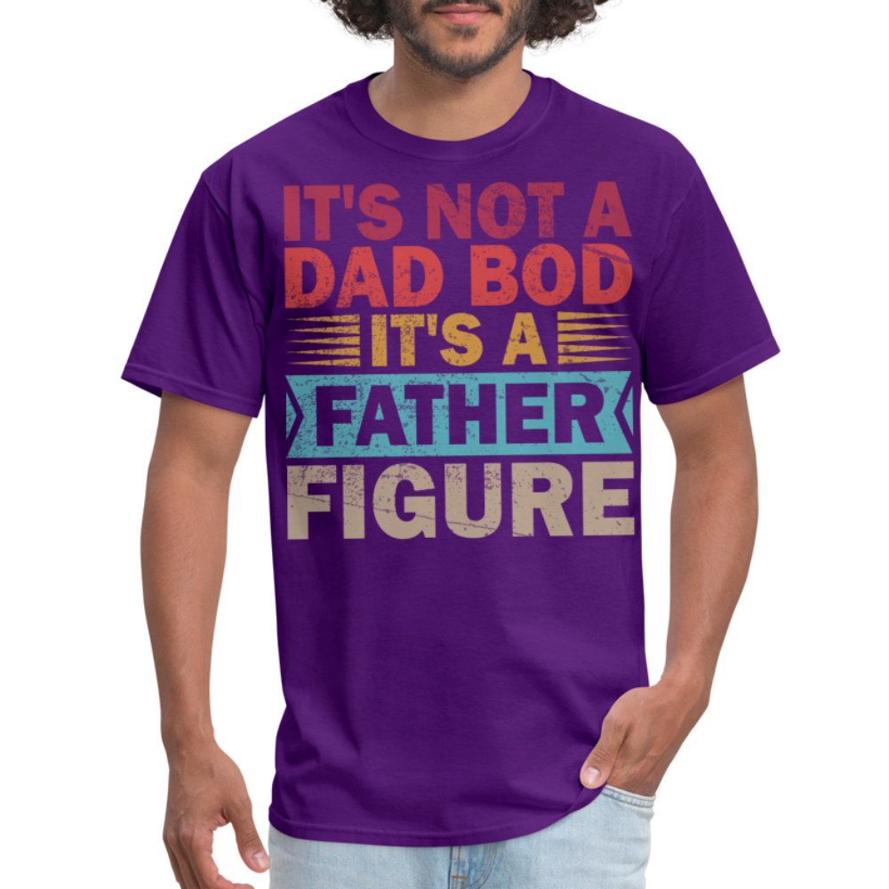 Funny Dad Bod Shirt for Father's Day Clasic T-shirt - purple