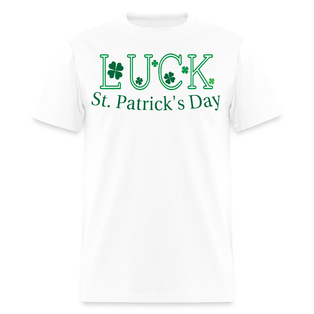 Irish Shamrock St Patrick’s Day Lucky T-shirt - white