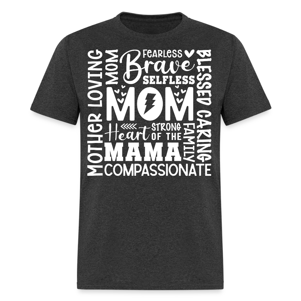 Best Mother's Day Gifts Brave Loving Mom T-shirt - heather black