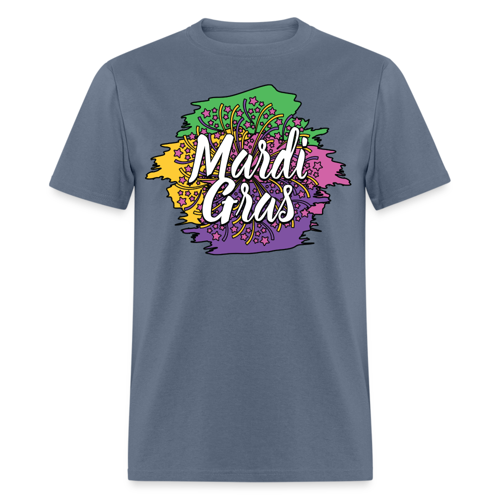 Mardi Gras Graphic Shirt For Men and Women Funny and Trendy Mardi Gras T-Shirt - denim