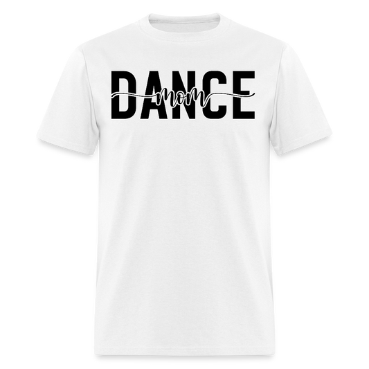 Stylish Cute Dance Mom Graphic T-shirt - white
