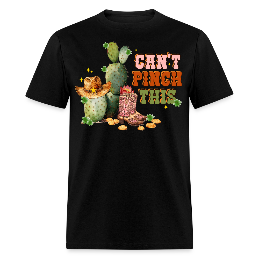 Can’t Pinch This Western St Patrick’s Day T-shirt - black