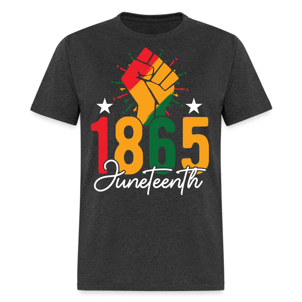 Best Black pride Tee 1865 Black Liberation T-shirt - heather black