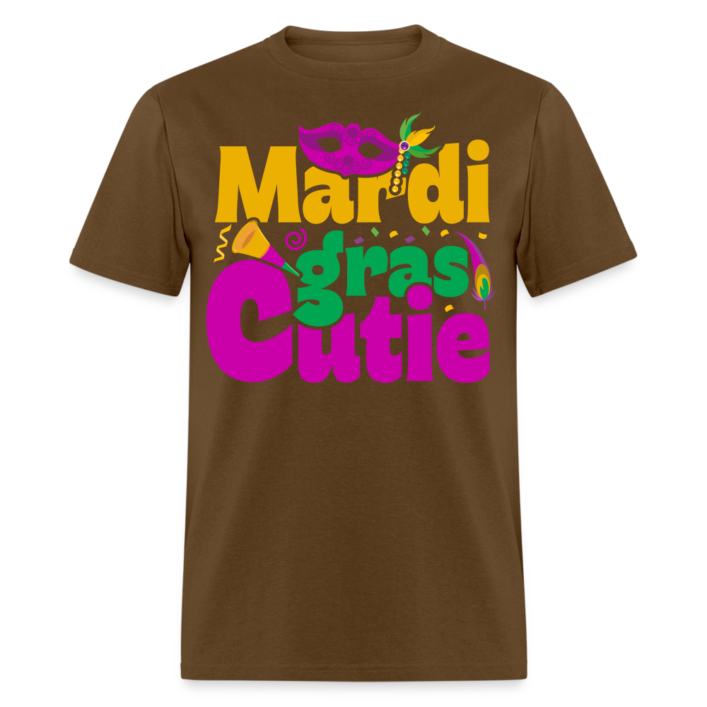 New Orleans Shirt Cute Mardi Gras Party T-shirt - brown