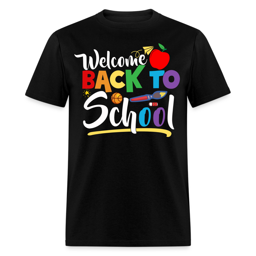 Welcome Back to School Shirt for Teachers First Day of school T-shirt - black