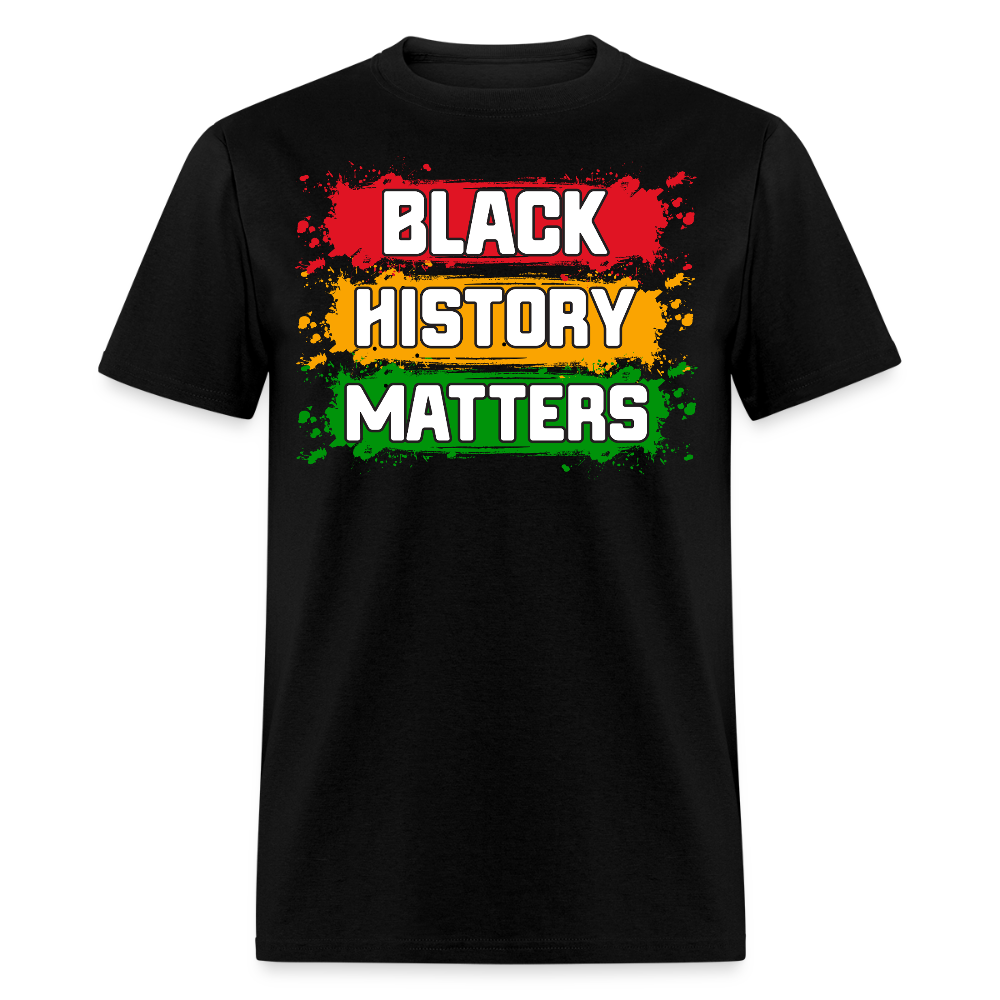 Black History Matters Juneteenth Celebration T-shirt - black