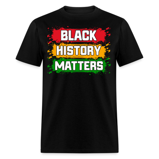 Black History Matters Juneteenth Celebration T-shirt - black
