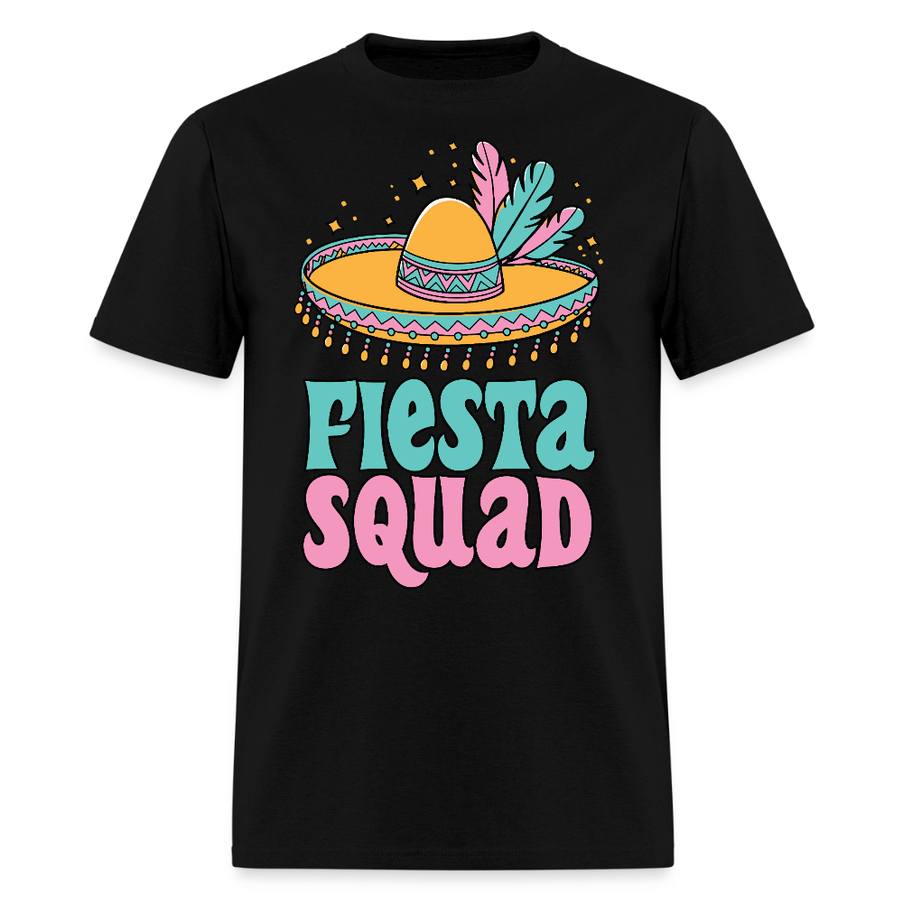 Fiesta Squad Matching Shirts For Cinco de Mayo Sombrero Design T-shirt - black