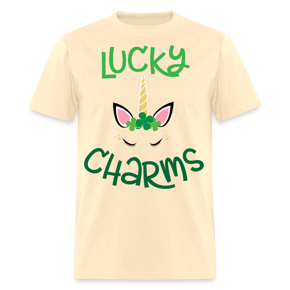 Lucky Charms Unicorn Tee For St Patty’s Day T-shirt - natural