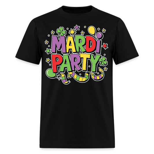 Mardi Gras Party Shirt For Men and Women New Orleans Festival T-shirt - black