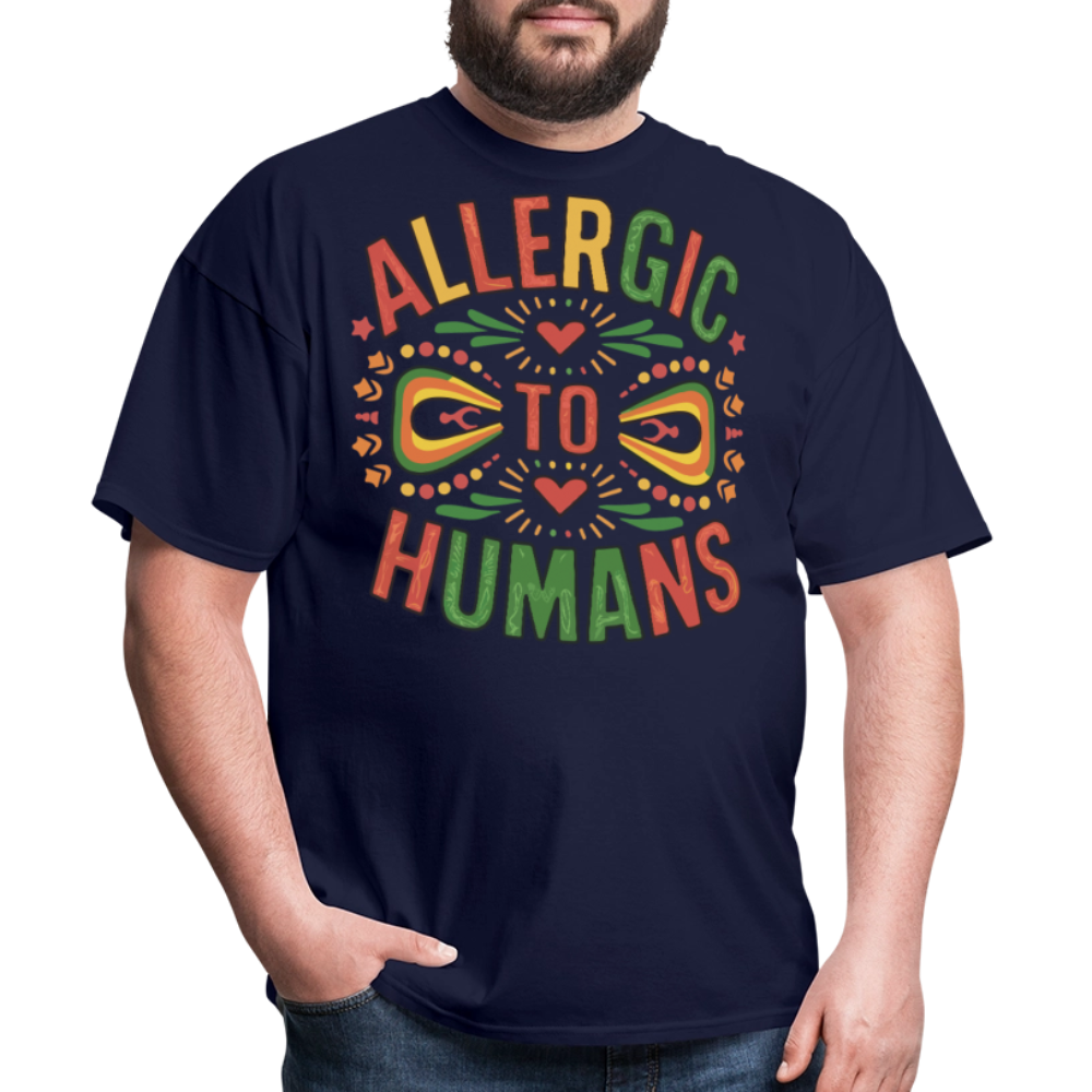 Best Cinco De Mayo Gifts For Fiesta Lovers Allergic To Humans T-shirt - navy