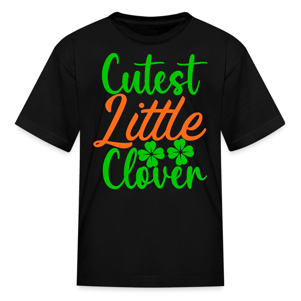 Cutest Little Clover St Patrick’s Day T-shirt - black