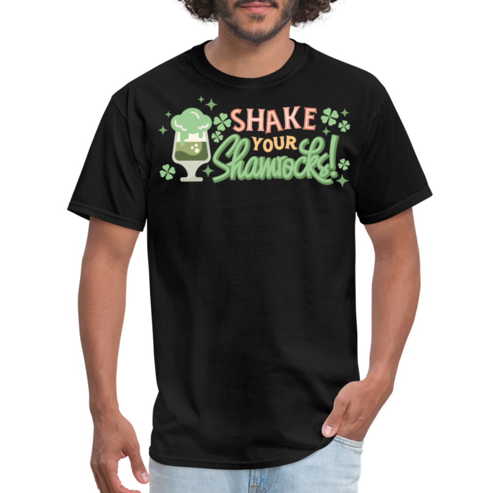 Shake Your Shamrocks Irish Party T-Shirt - black