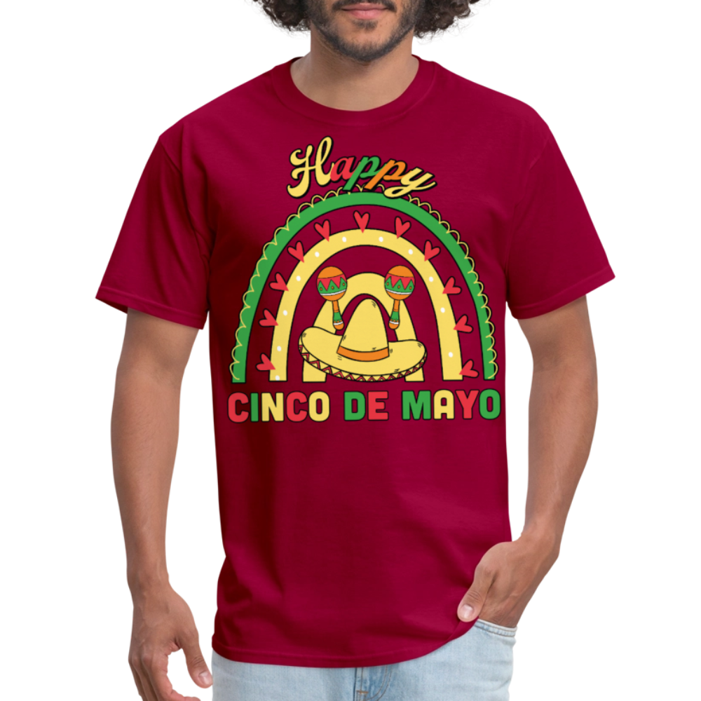 Funny Mexican Party Shirt For Cinco De Mayo Mexican Fiesta T-shirt - dark red