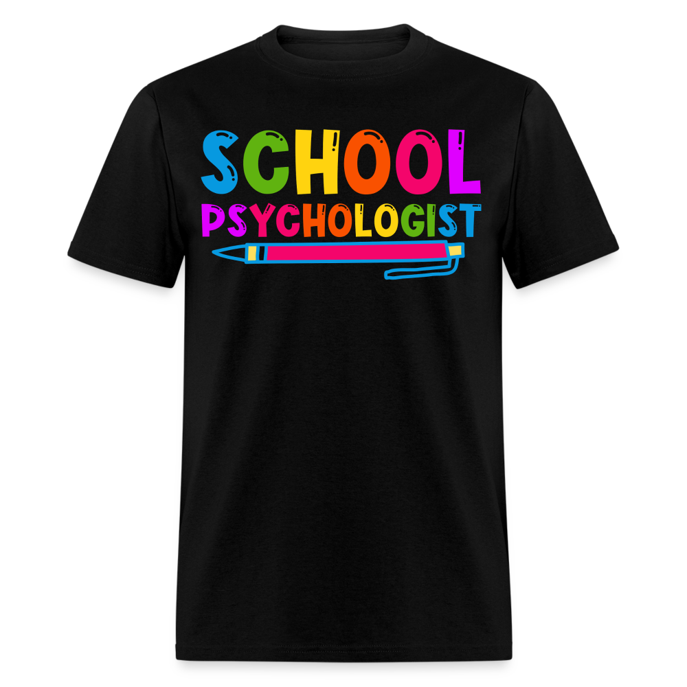 Best Gifts For School Psychologists Mental Health Unisex T-Shirt - black