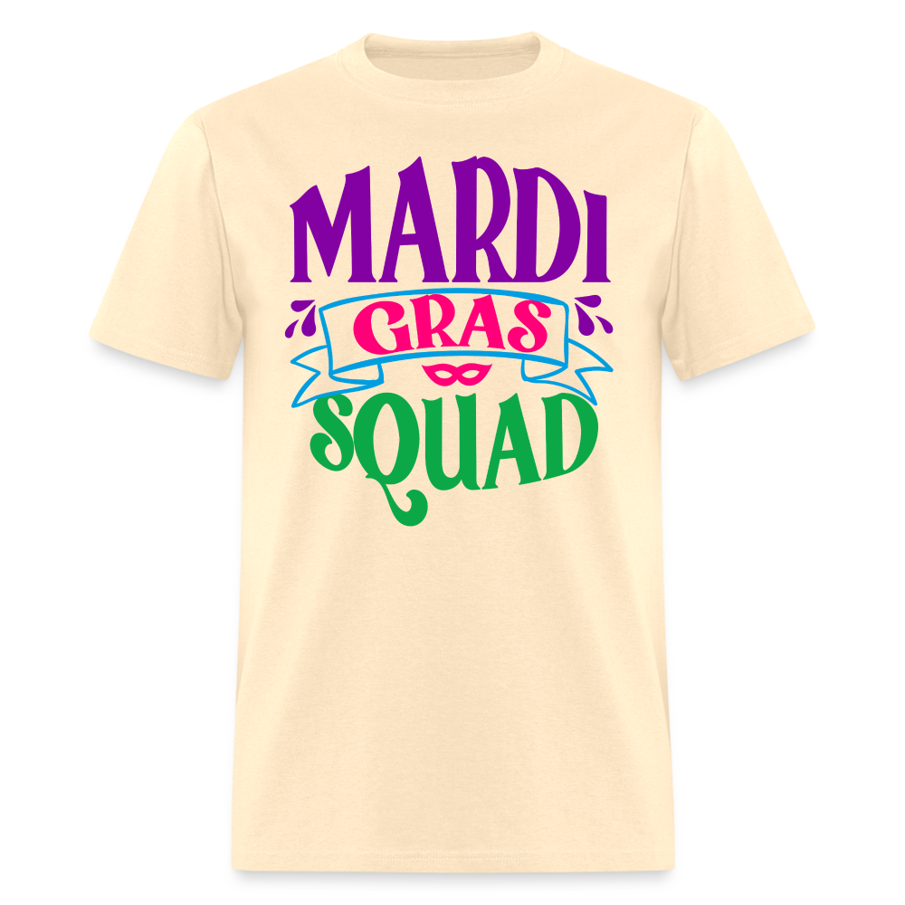 Mardi Gras Squad Matching Unisex T-Shirt - natural