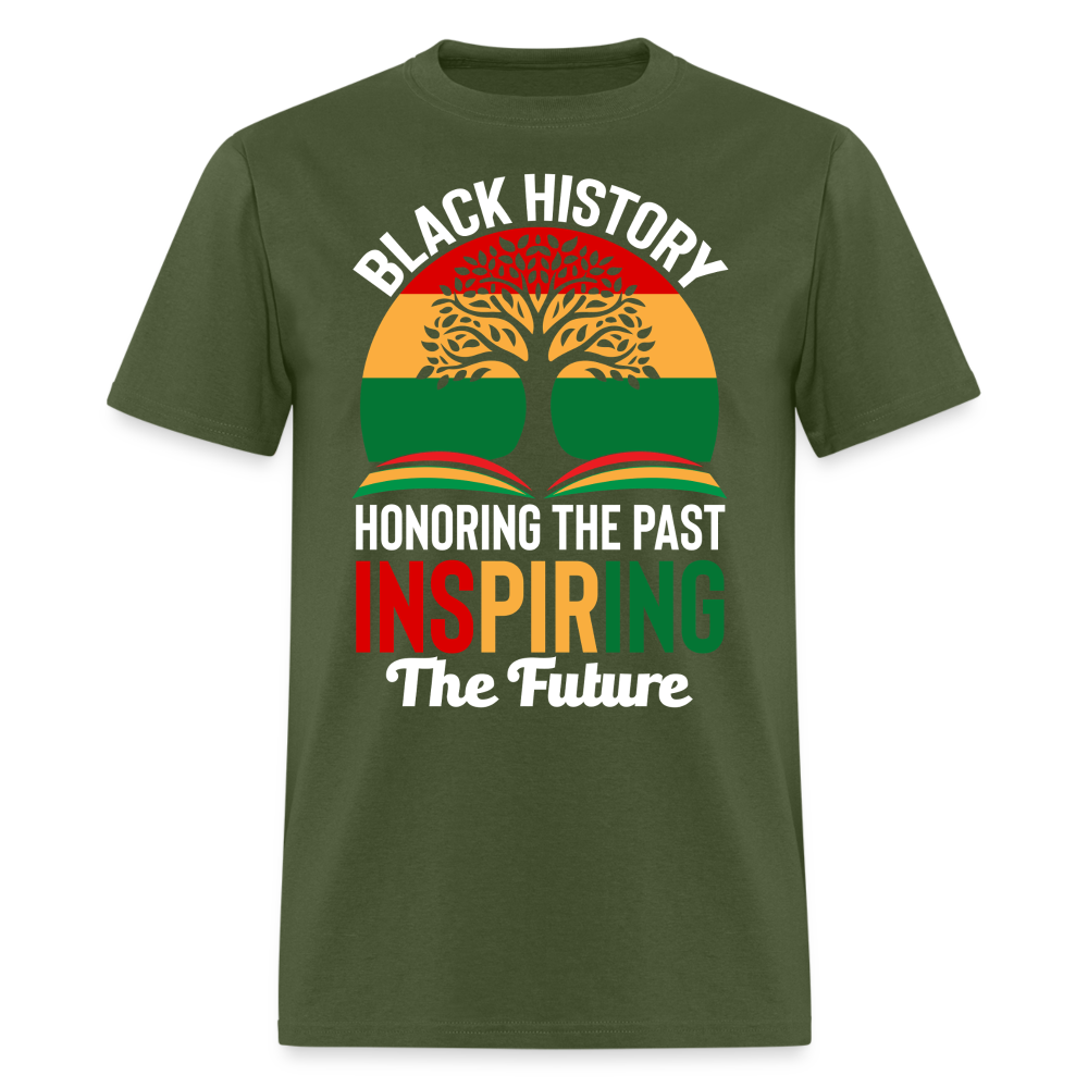 Honoring Black History Inspirational Unisex T-shirt - military green