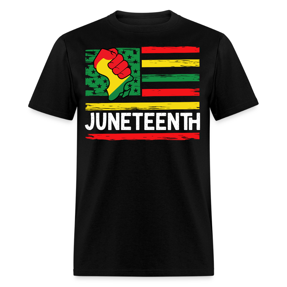 African American Freedom Juneteenth T-shirt - black