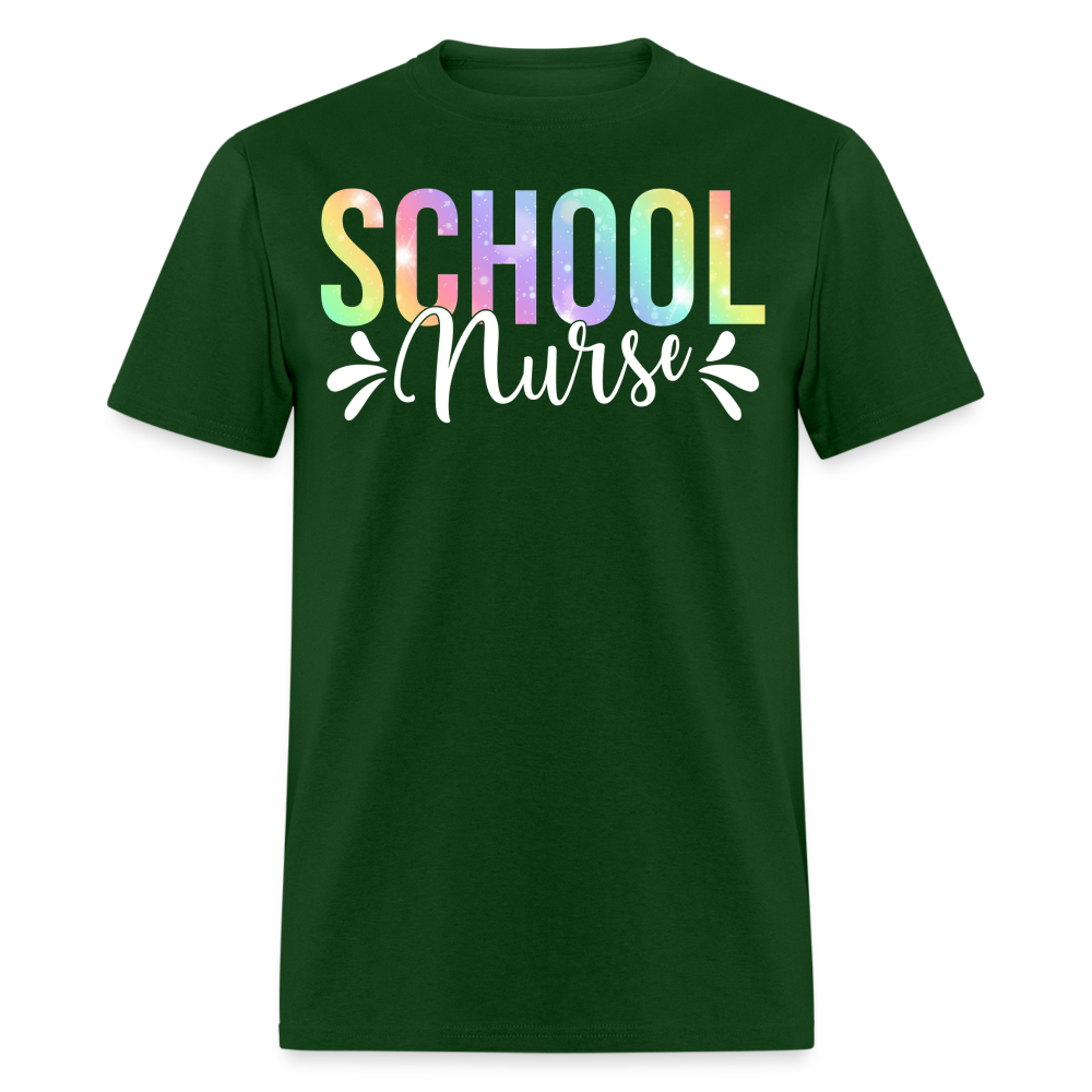 School Nurse Appreciation Gifts Back to School T-shirt - forest green