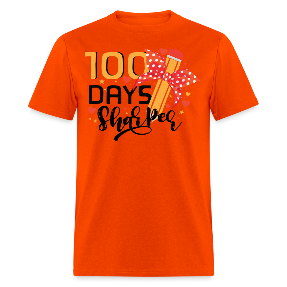 100 Days Of School Shirt For Teachers Unisex T-shirt - orange