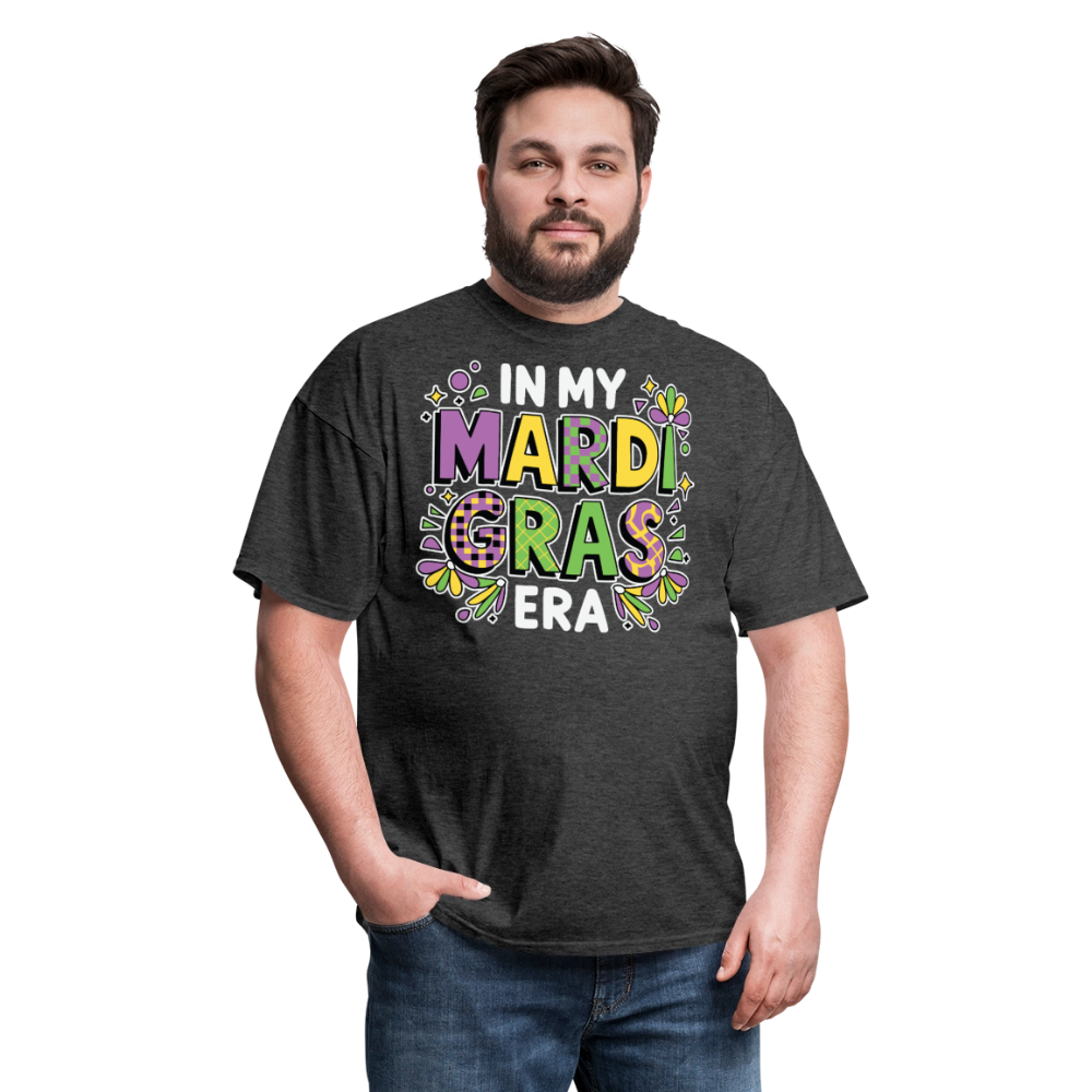 Mardi Gras Party Outfit For Women And Men Funny Mardi Gras T-shirt - heather black