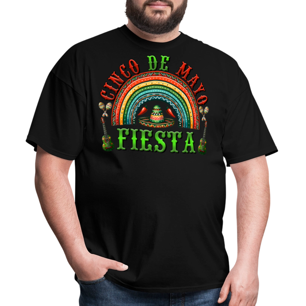 Mexican Culture-inspired Festival Tees Cinco de Mayo Fiesta T-shirt - black